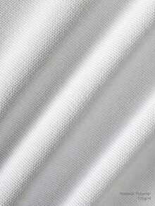 Teenage Boys Classic Solid White Short Sleeve Polo Shirt, Suitable For School, Gatherings, And Everyday Wear - White - View 11