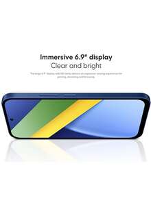 POCO C95 Pro 智慧型手機 全球版 MediaTek Helio G91-Ultra 50MP AI 雙鏡頭 6.9 吋沉浸式螢幕 7500mAh 大容量電池 45W 快速充電 耐用 Corning® Gorilla® Glass 7i 動態 RGB 燈光 Xiaomi HyperOS 3 - 黑色 - 查看 5