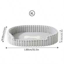 1pc Pet Bed For Cats And Dogs, Winter Warmth And Insulation, Suitable For Small, Medium And Large Pets, Plush Material With High-Density Sponge, Fast Rebound, Semi-Enclosed Bottom, Anti-Slip And Moisture-Proof, Puppy House, Kitten House - Multicolor - View 27