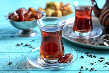 طقم أكواب شاي 6 قطع، سعة 111 مل، أكواب شاي سيراميك للاستخدام المنزلي - شفاف - مشاهدة 2