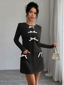 Women Short Dresses - Negro3 - View 7