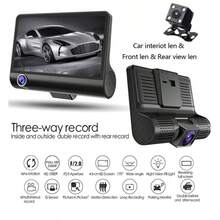 1080P Front And Rear Integrated Dash Cam, Vehicle Camera, Compatible With Infrared Night Vision, 24-Hour Parking Surveillance, G-Sensor, And Loop Recording. Suitable For Cars And Trucks, With 150mAh Built-In Battery. - A - View 5