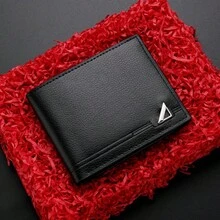 1pc Men's Short Wallet, Fashionable Slim Soft Wallet, Large Capacity Multi-Card Slots, Can Store Large Bills, Simple Coin Pouch, Credit Card/Bank Card/ID Card/Photo Slot/Phone, Business Casual Style, Ideal Gift For Men's Birthday Or Partner, Fashionable Youth Style Suitable For Both Men And Women. Large Capacity Multi-Card Slots - Multicolor - View 9