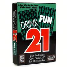 Drink Fun 21 Card Game With 56 Cards, The Ultimate Mystery 21 Card Game For Adults - Perfect For Entertaining Game Nights, Hilarious Card Game For Adults, Party Game Card - Multicolor - View 5