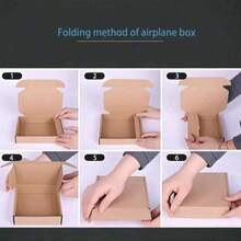 1pc/2pcs/5pcs/10pcs/20pcs - Bulk Brown Cardboard Mailer Boxes With Lock, For Small Business, Medium Cardboard Gift Boxes For Packaging Mailing Gifts - Gift Packaging - Small Gift Packaging.Autumn Decorations. - Multi-color - View 7