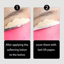 Libeauty 1000pcs Eyelash Curl Paper, Keratin Eyelash Perming Tool, Eyelash Curling Strip, Makeup Beauty Tool, Eyelash Lifting Pad - Multicolor - View 8