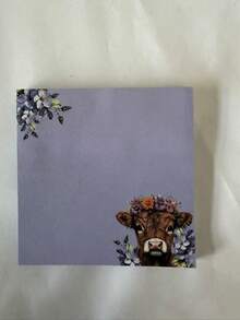 Highland Cow Sticky Note Set, Cute Self-Adhesive Memo Pads, Super Strong Adhesive Note Cards, Office Decor Gift, Desktop Decoration For Students, Teachers And School Supplies - Multicolor - View 16
