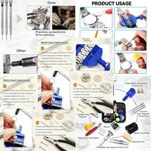 147PCS Watch Repair Tool Kit Back Case Opener Remover Spring Pin Bars Watchmaker - CZP170 - View 3
