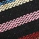 Desain bergaris berongga hitam (busur dua warna)
