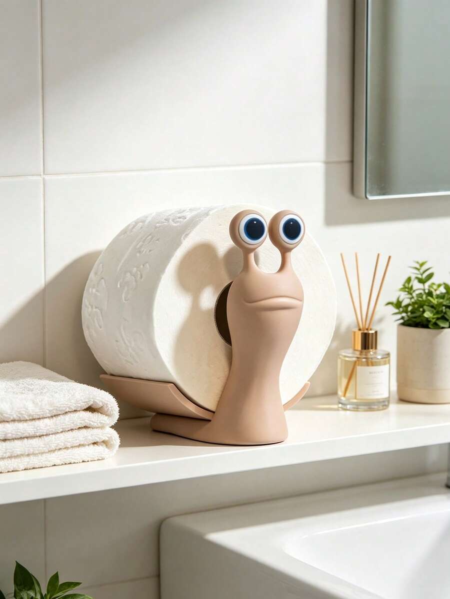 Snail Creative Kitchen Paper Towel Holder, Nordic Style Design Fits Stove & Dining Table, Lightweight Non-Slip Stable Paper Dispensing, Suitable For Daily Cooking & Holiday Gatherings,Also A Great Gift For Halloween & Housewarming - Multicolor - View 1