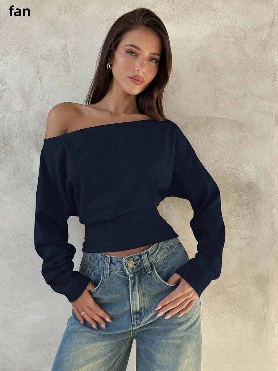 Women T-Shirts - Navy Blue - View 1