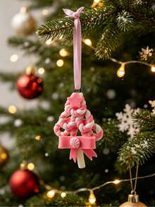 1pc Multicolor Fashionable Cute Soft Clay Heart Lollipop Christmas Tree Pendant, Suitable For Christmas Gift For Best Friends, DIY Jewelry Handmade Craft, Necklace, Earring, Keychain Making - Multicolor - View 17