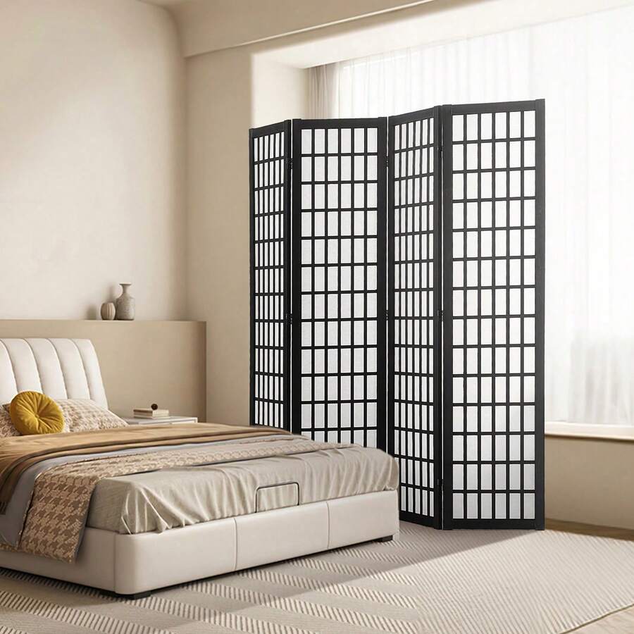 Screens & Room Dividers - 4 Panels, Solid Color - View 1