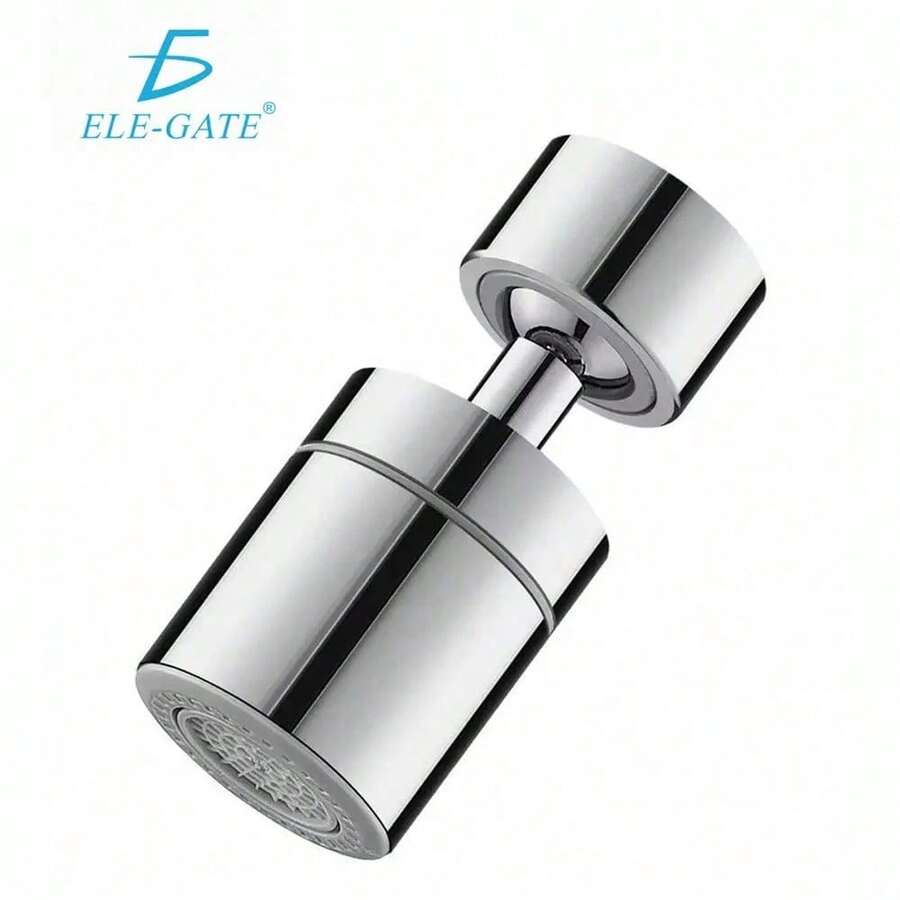 Aireador de Grifo Compacto de Acero Inoxidable y Plástico, Chorro Concentrado y Rociado - plata - Ver 1