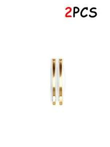 20/2PCS A Single Clip, A Simple Side-Mounted Clip For Holding Short Hair Together, Suitable For Daily Life, Outings And Casual Hair Accessories. - Multicolor - View 7