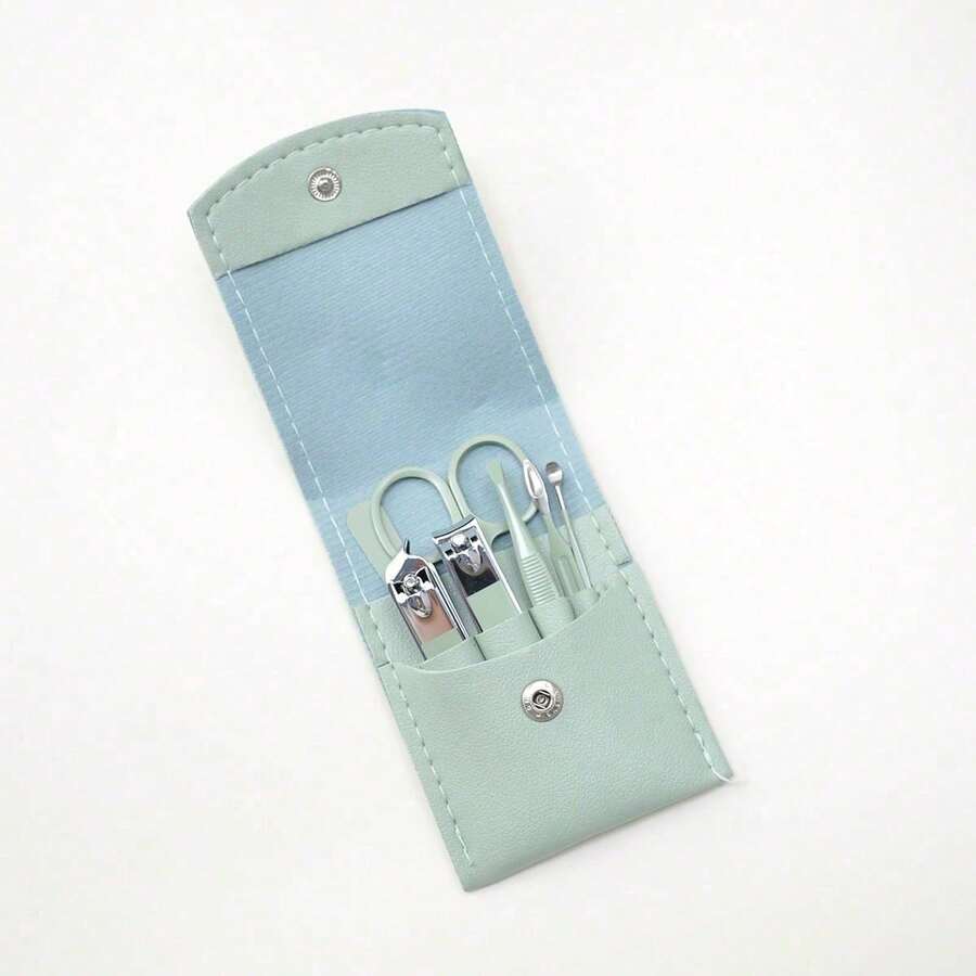 Stainless Steel Nail Art Set 3/1pcs, Perfect Gift For Friends - Green - View 1