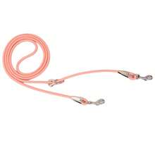 Dual Dog Leash, Walk 2 Dogs At Once, Tangle-Free 8-Shape Buckle Waterproof PVC Pet Lead With Zinc Alloy Clips - Multicolor - View 13