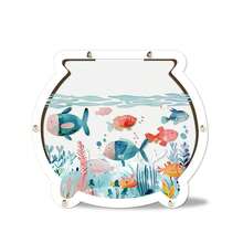 1pc Transparent Shell Marine Creature Storage Box - Asymmetrical Shaped Artificial Desktop Ornament, Suitable For Room, Office - Decorative Container, Can Store Small Accessories, Gifts (Cute Marine Decor) - View 5