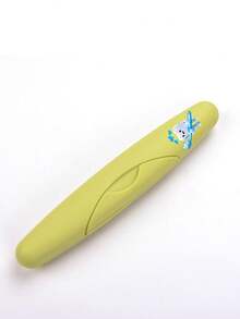 [Travel Storage Accessory] Cute Teeth Holding Toothbrush Pattern Toothbrush Storage Box,Portable Travel Toothbrush Case With Solid Color Sealed Lid, Toothbrush Holder, Travel Storage Accessory, Suitable For Home And Travel ﻿ - Multicolor - View 14