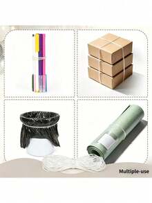50/20/10p-Transparent Rubber Bands, Bold Size: 5.91 * 0.12 Inches Suitable For Balloon Arch, Balloon Bundling, Crafts, Office And Decoration - Transparent Stretchable Rubber Material, Suitable For Home, Wedding And Decorative Items, Holiday Party Accessories - Default - View 3