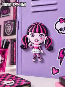 Monogram 1PC Monster High Officially Licensed 3D Soft Rubber Fridge Magnet Cute Character Decorative Magnet For Refrigerator Locker Cabinet Stylish Collectible Accessory Ideal Gift For Monster High Fans - Monster High - View 1