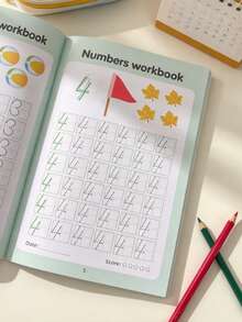 48-Page Writing Practice Book - 0 To 100 Number Chart, Number Tracing Workbook, Interactive Learning Activities, Suitable For Elementary School And Home Education - Used To Develop Hand-Eye Coordination And Math Skills, Paper, Christmas Gift/Birthday Gift For Children - Multi-color - View 9