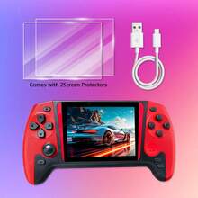 Retro Handheld Game Console, 3.5-Inch IPS Full-Angle HD Screen, Durable Structure, Compact Design, Long Battery Life, Must-Have For Nostalgia Enthusiasts, ABS Material, Portable Gaming Device, - View 14