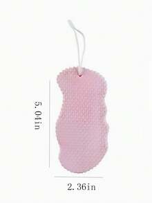 1PC 3D Fish Scale Design Bath Sponge,3D Textured Sponge Bath Loofah,Painless Home Scrubbing Tool,Suitable For Daily Shower Use,Soft And Skin Friendly, Three Dimensional Cleaning Protects Skin,Delivers A Relaxing SPA Bath Experience - Various - View 8