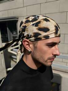 1pc Unisex Quick-Dry Leopard Print Baseball Cap Headscarf Bandana Hat UV Protection Sun Protection Hat Versatile For Hiking, Cycling, Sports, Casual Shopping, Beach, Seaside Vacation, Daily Use - A - View 6