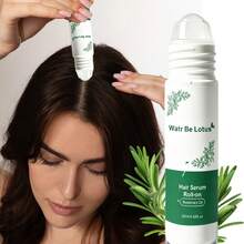WATR BE LOTUS 20ml Rosemary Oil Eyebrow & Hair Serum Rollerball Applicator Leave-In Scalp & Hair Care Treatment - Full Size - View 7