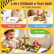 Bloques de Construcción Magnéticos Azulejos Magnéticos Sensoriales Juego Sensorial Creativo Juguete de Desarrollo Educativo, Regalo de Rompecabezas Perfecto para Niños 3+, Colores de Accesorios Aleatorios, Aprendizaje STEM - Multicolor - Ver 5