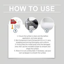Epoxy Putty For Filling Cracks And Holes In Tiles And Ceramics, Durable Curing Home Repair Material - Epoxy Putty - View 11