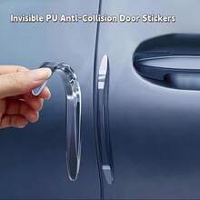1pc Set Quiet Luxury Clear Invisible Car Door Edge Protector, Heavy-Duty Self-Adhesive Impact & Scratch Resistant Trim, Universal Automotive Exterior Accessory, Premium Curated Gift For Car Enthusiasts - Multiple Styles - View 2