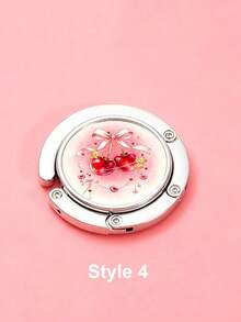 Retro Countryside Cherry Tabletop Folding Extension Hook, Table Hook Decorative Buckle Christmas Gift, Home Decor, Family Gift, Easter Gift - Multicolor - View 13