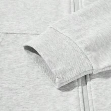 Adidas Unisex New Sports Hoodie Jacket Casual Sweatshirt JN8452 - Light Grey - View 4