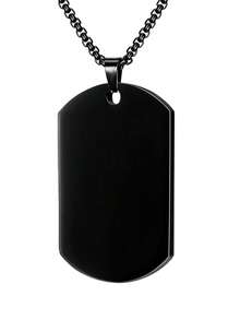 MECYLIFE 1 Piece Of Engravable Stainless Steel Tag Necklace Suitable For Men - Dog tag - View 10