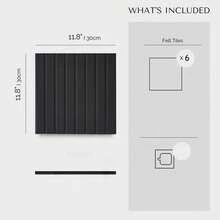 6pcs Large Soft Cork Board Office Use Black Felt Board Alternative - Strip Board Wall Panel, Felt Bulletin Board Sticker Office Wall Decor, Office Use Pin Board Wall Storage Organizer - Multicolor - View 11