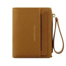 Dompet Pendek Wanita Modis dengan Resleting, Tempat Kartu, Dompet Koin, Tempat Kartu Identitas, Dompet Wanita - MultiWarna - View 10
