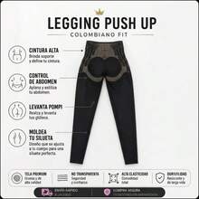 Plus Size Leggings - Black - View 3