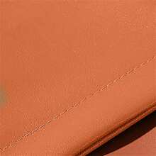 2PCS Magnetic Glasses Case With Spring Top - Soft Leather Case Pouch For Sunglasses - Orange - View 4