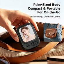 Rear Camera Selfie Viewfinder Screen, Selfie Display With Remote Control, Real-Time Preview Screen Mirroring Device, Supports Remote Zoom And Lens Switching, Allows Using Rear Camera For Selfies, Convenient For Capturing Clearer Selfie Photos - View 9