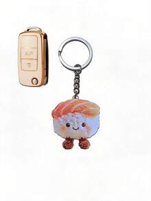 2D Flat (Cute Sushi) Design Acrylic Keychain, Perfect For Backpack Charm, Home Decor And Party Gift - Sushi - View 9