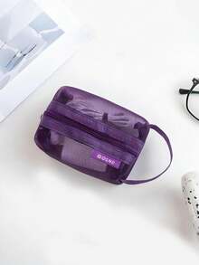 Minimalist Transparent Mesh Zero Wallet, Portable Coin Bag, Mini Zipper Coin Bag, Travel Portable Zero Wallet, Capable Of Holding Cards, Keys And Coins - Multicolor - View 8