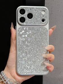 1 buah Casing Ponsel Apple Mewah Berkilau dengan Pita Lucu, Casing Pelindung Anti Gores Dua Sisi Mirip Kulit dengan Jendela Besar Berlapis Elektrolit, Kompatibel dengan iPhone 18 18Pro 18ProMax 17 17Pro 17ProMax 15 15Pro 15ProMax 14 14Pro 14ProMax 16 16Pro 16ProMax 16Plus 13 13Pro 13ProMax Series, Hadiah Casing Ponsel Kelas Atas untuk Teman, Teman Sekelas, Kekasih, atau Diri Sendiri - Perak - View 5