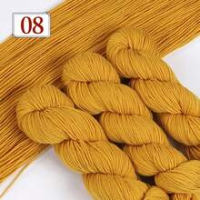 Benang Pilin Aneka Warna Isi 3 Gulungan, 100g Per Gulungan, Total 300g, Cocok Untuk Merajut Tangan, Merenda, Membuat Sweater, Syal, Topi, Selendang, dan Aksesoris Buatan Tangan, Bahan Benang untuk Proyek Merajut Kreatif - 3 bundel benang wol - View 27