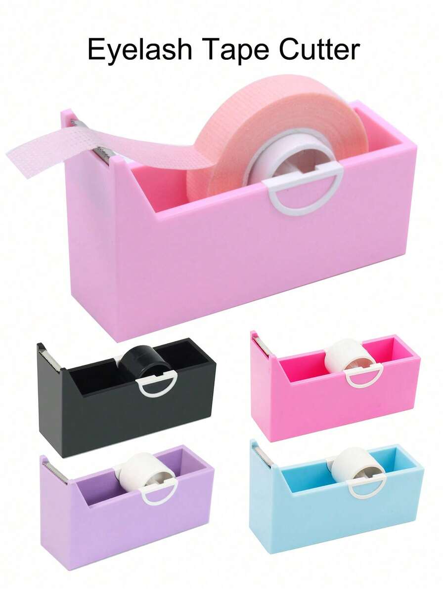 1pc Professional Eyelash Extension Tape Cutter, Eyelash Tape Dispenser Holder, Eyelash Extension Cutting Tool - Multicolor - View 1