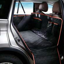 Car Rear Seat Pet Seat Cover, Scratch-Resistant And Dust-Proof, With 4 Side Pockets, Durable And Easy To Clean Material, Suitable For Cars, Trucks And SUVs - Black - View 5