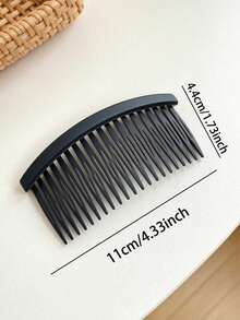 3 buah Sisir Rambut Plastik Wanita Ukuran Besar Melengkung dengan Gigi Rapat, Sisir Rambut Bertekstur Matte dengan Gigi Rapat, Alat Penata Rambut untuk Perjalanan dan Mengatasi Rambut Kusut - MultiWarna - View 4