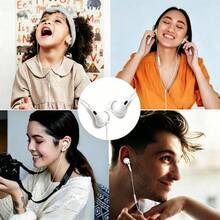 In-Ear Earphones With Microphone And Volume Control, Compatible With IPhone 14 Pro Max/14 Pro/14 Plus/14/13/12/11/XS/8/7/6, HiFi Stereo Wired Earphones, Series, In-Ear Earbuds Compatible With IPhone/ Lightning Port, Wired Earphones With Lightning Interface, Wired Earbuds Compatible With IPhone With Built-In Remote Control For Music, Phone And Volume Control - View 3