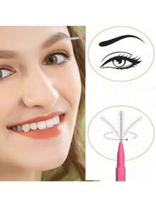 30pcs Straight Interdental Brushes, For Adults, Clean Interdental Spaces, Clean Braces And Orthodontic Brackets, Interdental Toothbrush Toothpicks - Multicolor - View 5